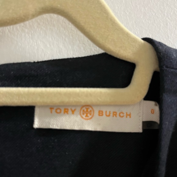 Tory Burch Navy Wool Sleeveless with Pockets - Size 0 - Picture 3 of 5
